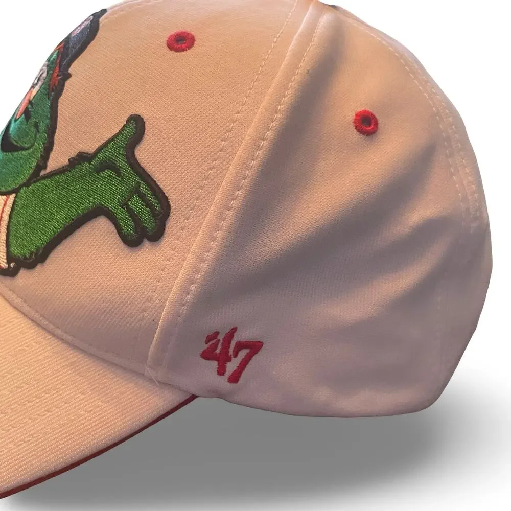 Boston Red Sox 47 Brand Hat Fenway Park Collection Wally Green Monster Cap White